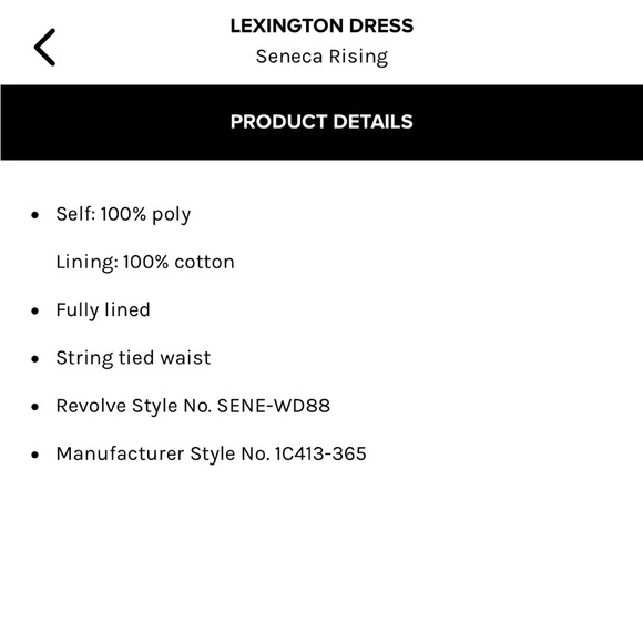 Seneca Rising Lexington Dress, Size 0 - Picture 6 of 6